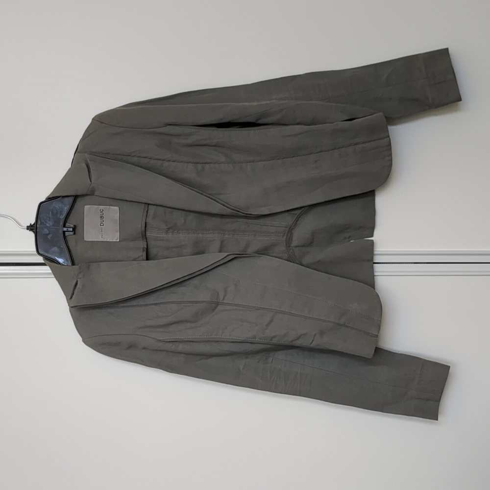 Philippe Dubuc cotten linen blazer, grey, 36